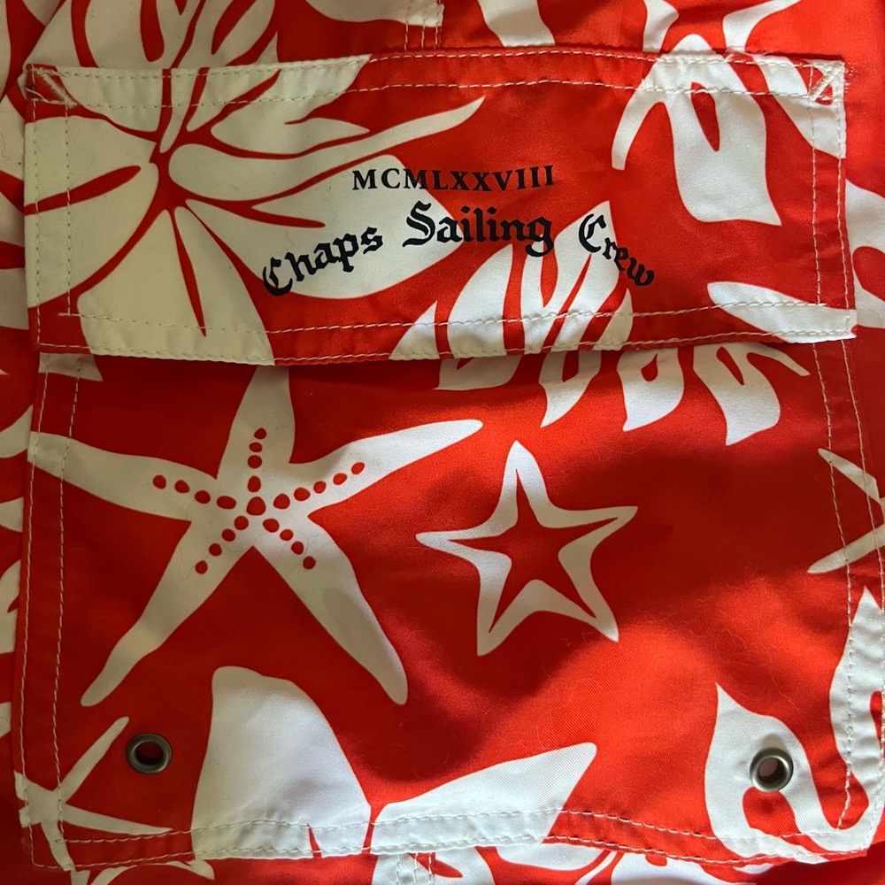Chaps Ralph Lauren cargo pocket swim shorts 3xB
